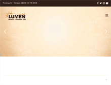 Tablet Screenshot of escolalumen.net